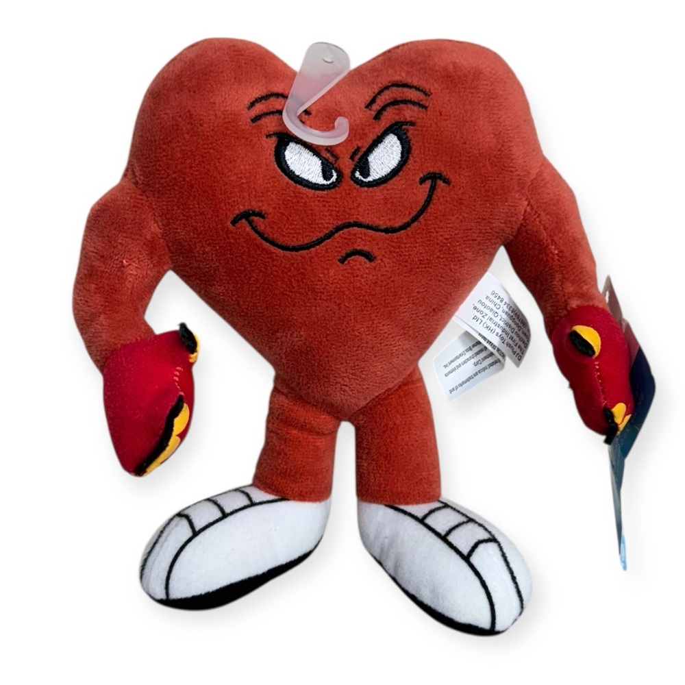 Warner Bros. Looney Tunes Red Heart Character Plush with White Shoes